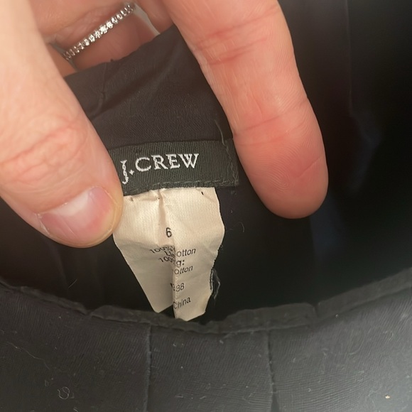 J Crew size 6 black dress with pockets - Picture 4 of 7